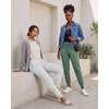 3 Pack Women’s Fleece Joggers Sweatpants Lounge Pants Sweats Casual Pockets(Set 12)