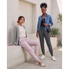 3 Pack Women’s Fleece Joggers Sweatpants Lounge Pants Sweats Casual Pockets(Set 15)