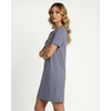 3 Pack Women’s Nightgowns Short Sleeve Sleep Dress Night Gowns Sleepshirts(Set 4)