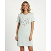 3 Pack Women’s Nightgowns Short Sleeve Sleep Dress Night Gowns Sleepshirts(Set 8)