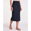 3 Pack Women’s Ribbed Midi Skirts High Waisted Pencil Knee Length Work Slit(Set 3)