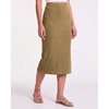3 Pack Women’s Ribbed Midi Skirts High Waisted Pencil Knee Length Work Slit(Set 6)