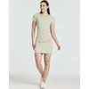 3 Pack Women’s Ribbed Tshirt Mini Dresses Scoop Neck Short Sleeve Bodycon(Solid Black  Solid Burgundy  Solid Desert Sage)