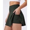 4 Pack Women’s Skater Skort Pleated Cute Tennis Golf Athletic Skirt Pockets(Set 1)