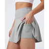4 Pack Women’s Skater Skort Pleated Cute Tennis Golf Athletic Skirt Pockets(Set 3)