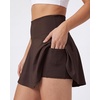 4 Pack Women’s Skater Skort Pleated Cute Tennis Golf Athletic Skirt Pockets(Set 5)