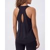 5 Pack Women’s Tank Tops Open Back Workout Shirts Athletic Gym Running Yoga(Set 10)