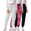 3 Pack Women’s Fleece Joggers Sweatpants Lounge Pants Sweats Casual Pockets(Set 1)