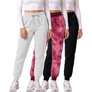 3 Pack Women’s Fleece Joggers Sweatpants Lounge Pants Sweats Casual Pockets(Set 1)