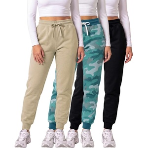 3 Pack Women’s Fleece Joggers Sweatpants Lounge Pants Sweats Casual Pockets(Set 3)